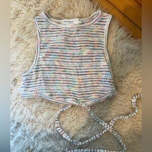 Urban Renewal Rainbow Knit Tank Top